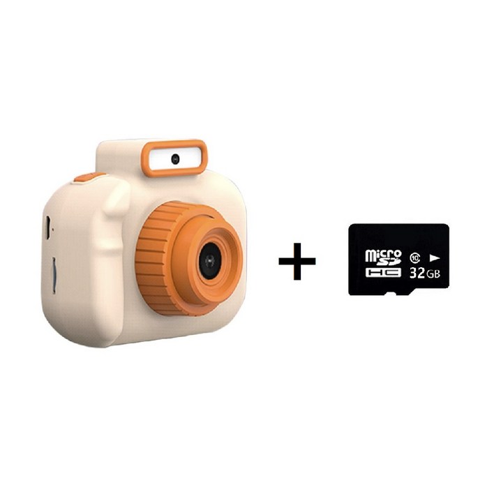이지드로잉 어린이 키즈 디지털 카메라 사진기 디카 4000만화소 8배줌 + SD카드 32GB 세트_플래시기능 듀얼렌즈 셀카가능