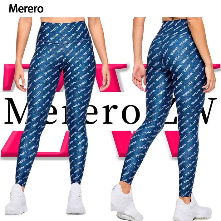 Merero ZW 줌바룩 헬스복 캐주얼 트레이닝복 댄스 체조 레깅스 스포츠 운동 요가 요가복 필라테스 운동복 런닝 헬스 하의 스키니 팬츠