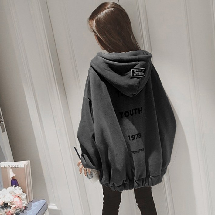 여성 데일리 겨울 기모 도톰 따뜻 소프트 오버핏 후드 루즈핏 봄 심플 꾸안꾸 집업 에브리데이기모후드집업