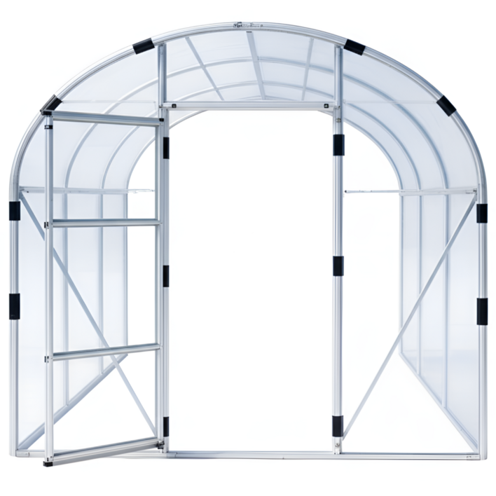 농가온 조립식 비닐하우스 대형 온실 하우스 파이프 자재 3m 4m 설치 자재 창고, 4x3x2m