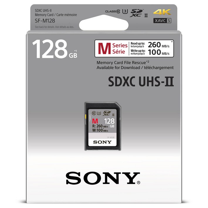 소니 차세대 SD 메모리 카드 SF-M128 20230424