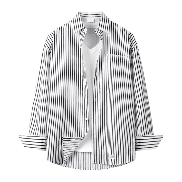 해리슨 남성용 스트라이프 585 긴팔 셔츠