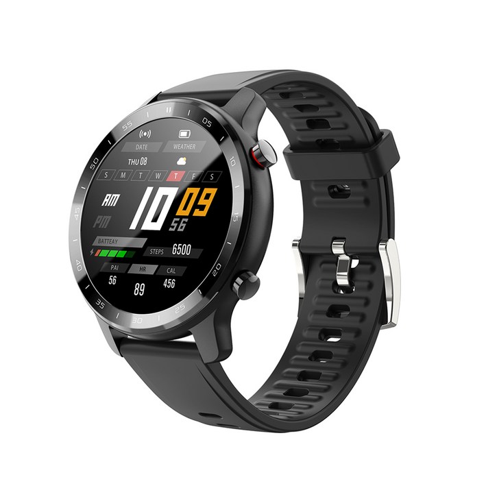 젤센 에어엑스 웨어러블 스마트 워치, 블랙, 32.5mm, 블루투스