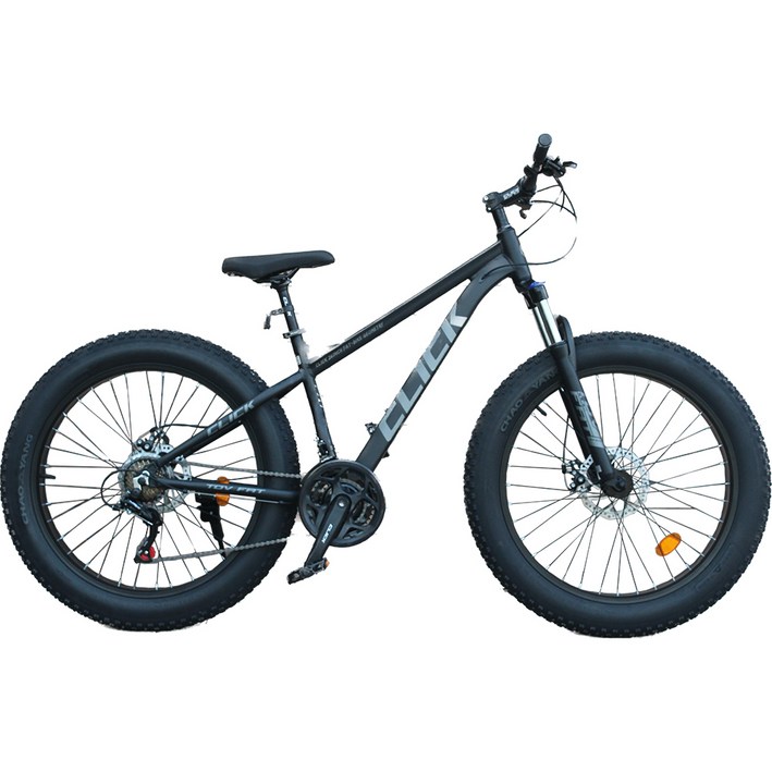 팻바이크 토브 팻 시마노21단 미조립 이륜자전거, 블랙, 180cm