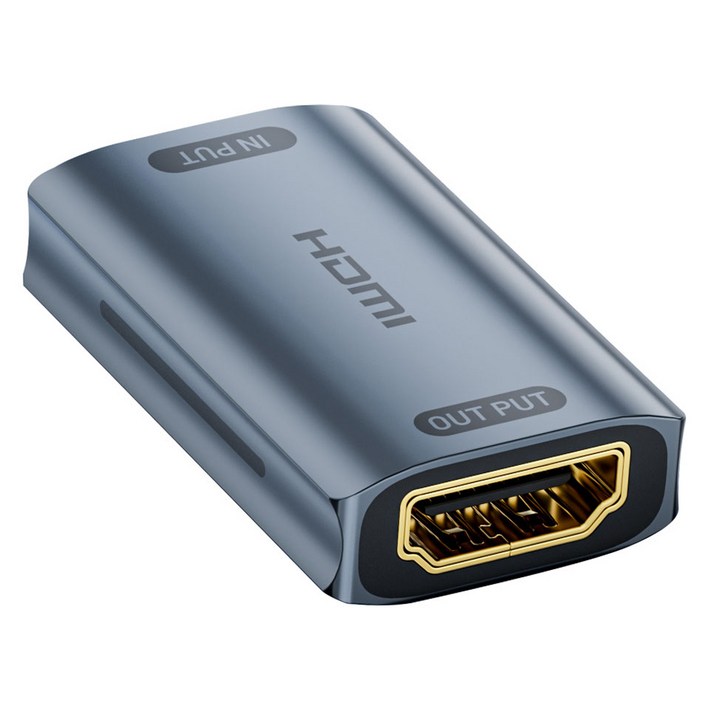 벤션 메탈쉘 4K HDMI 리피터 연장 증폭기 이퀄라이저 전자 노이즈필터, AIWH0, 1개 벤션 메탈쉘 4K HDMI 리피터 연장 증폭기 이퀄라이저 전자 노이즈필터, AIWH0, 1개
