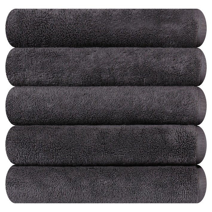 송월타월 뉴 데일리 소프트볼륨 40 수건 200g 코마사, 그레이, 5개