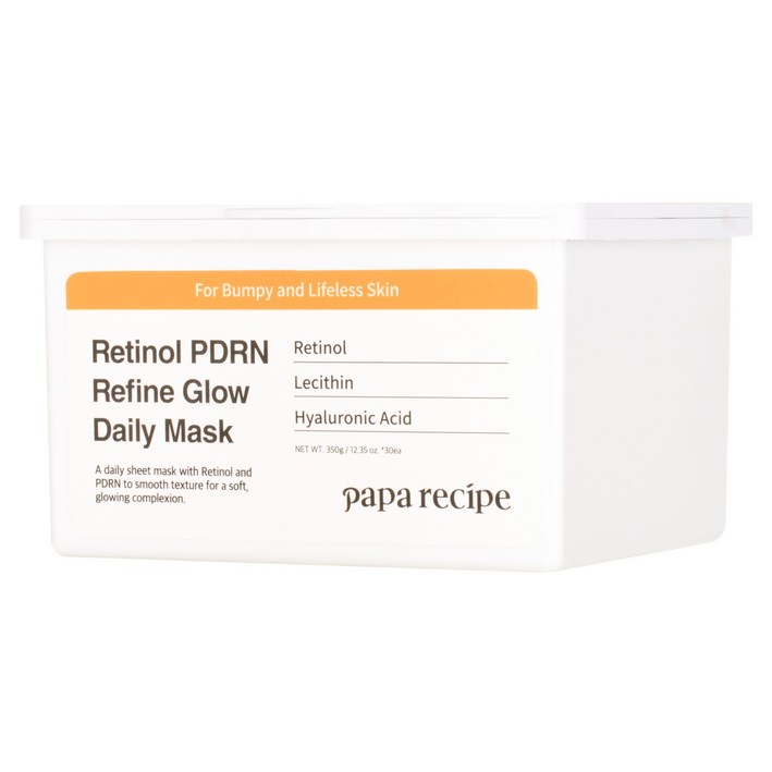 파파레서피 레티놀 PDRN 리파인 글로우 데일리 마스크