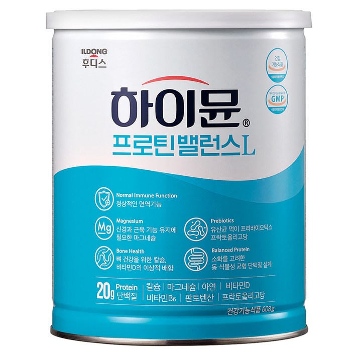 하이뮨 프로틴 밸런스 L 캔, 608g, 1개
