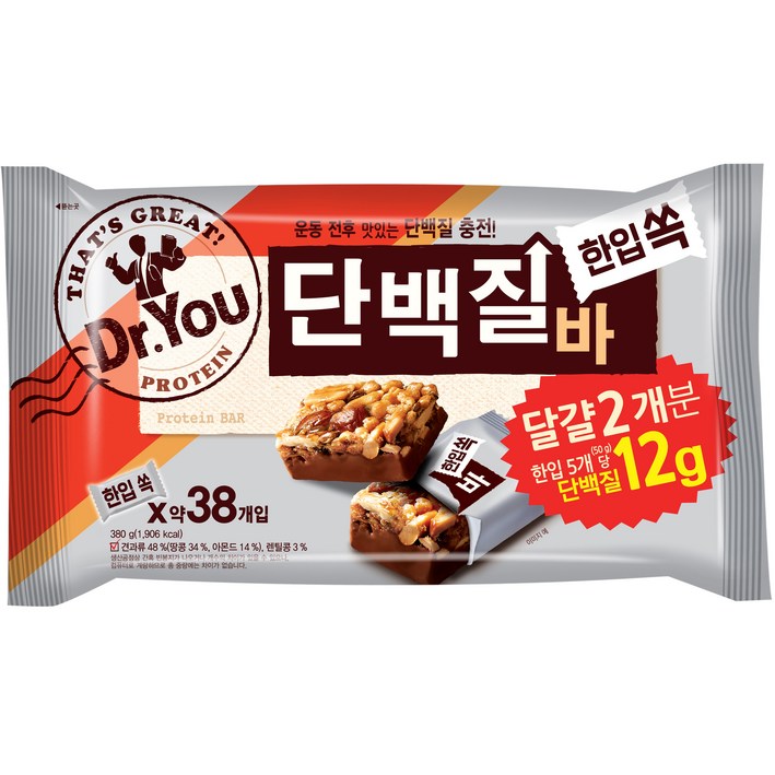 닥터유 한입쏙 단백질바 닥터유 한입쏙 단백질바