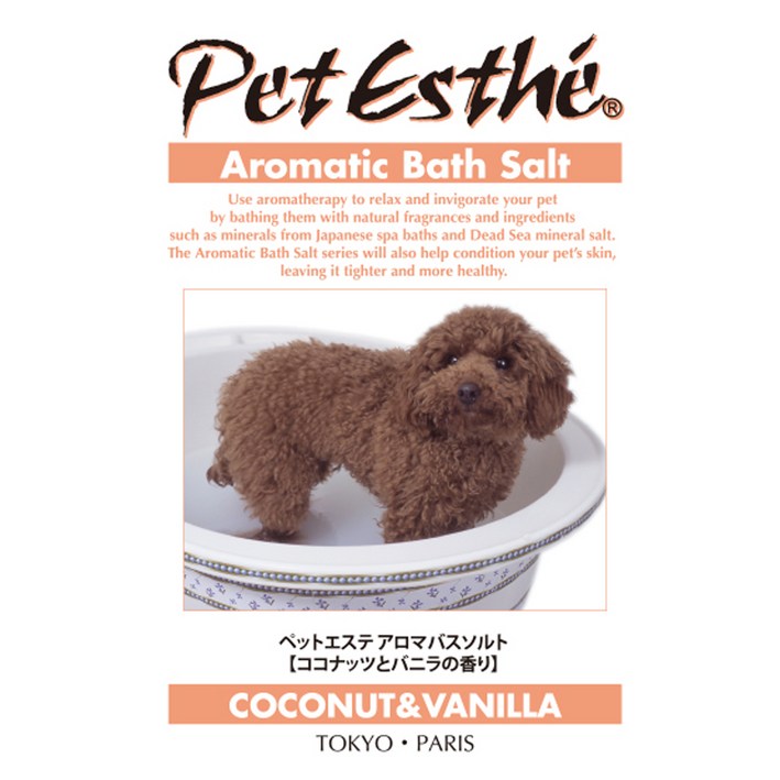 펫에스테 아로마틱 배스 솔트 코코넛 앤 바닐라향