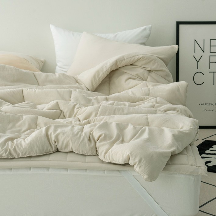 올리비아데코 크레용 워싱 차렵이불