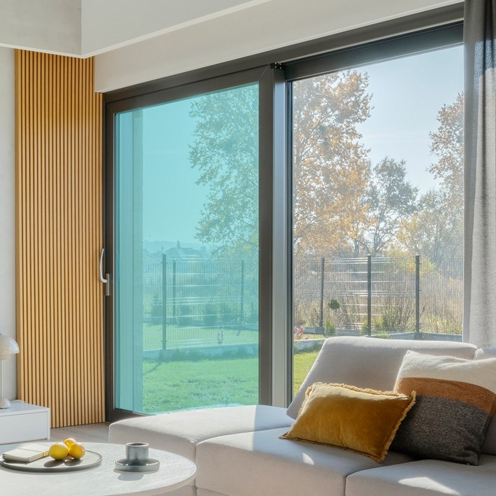 햇빛차단연구소 창문 자외선차단 필름 단열필름 베란다 유리창 아파트 사생활보호, 에메랄드그린