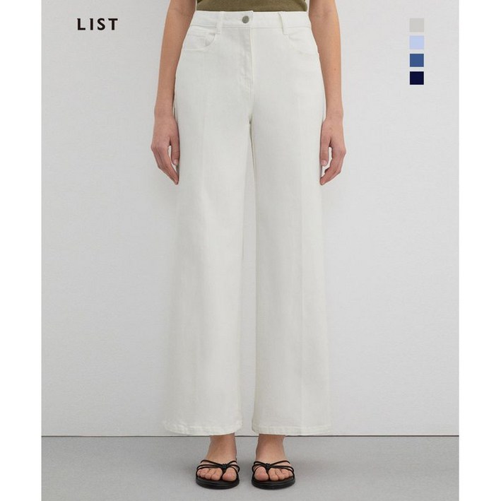 리스트 캐주얼 와이드 데님 팬츠 TSMSLP62060