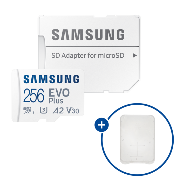 삼성전자 공식인증 정품 마이크로SD카드 EVO PLUS MB-MC256SA/KR + SD카드 케이스, 256GB+SD카드 케이스 mlcsd카드