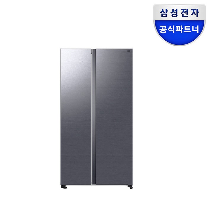 삼성전자 양문형 냉장고 RS84DG5022B4 메탈커버