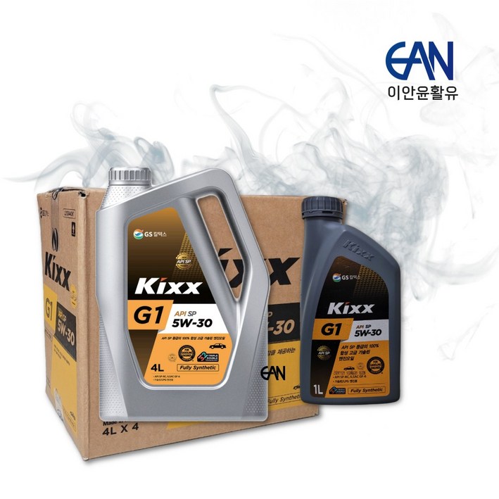 KIXX G1 5W30 SP 4L 1개 1L 가솔린 엔진오일