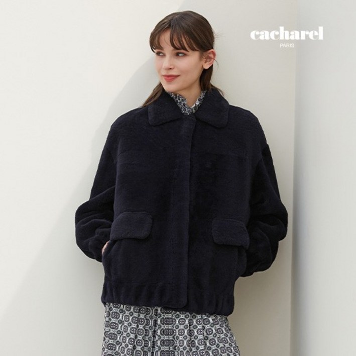 [론칭가798,000원] 까사렐 FW 리얼무스탕 하프코트