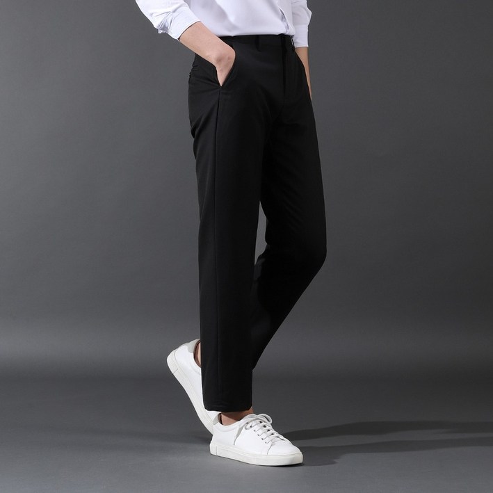 후앙스 2단 기장 세미 슬림 옆밴딩 스판 정장 슬랙스 GZCP-5209