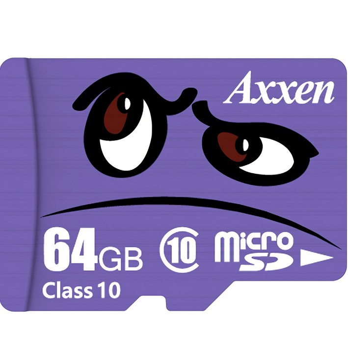 액센 프리미엄 Class10 UHS1 캐릭터 micro SD 카드, 64GB, 1개
