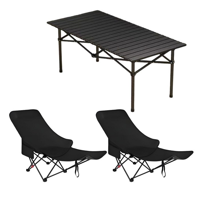 캠핑의자테이블세트 캠핑용 라운지 체어 캠핑용품수납파우치