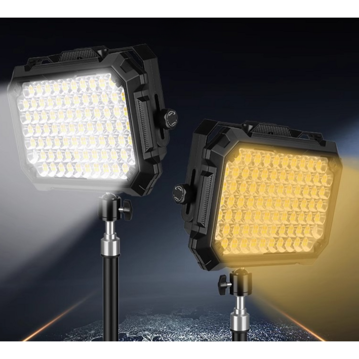 일광표 캠핑 휴대용 랜턴 무선 충전식 파우치 포함 Black 색상