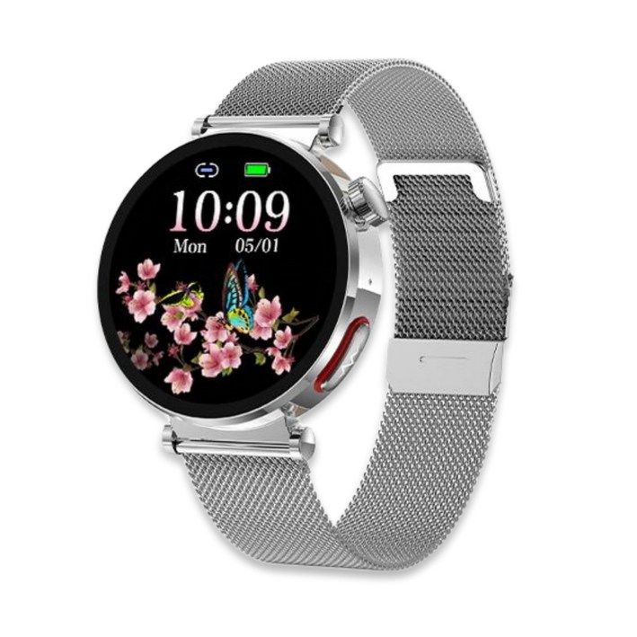 액션맨 글루코워치 EP 건강데이터 스마트워치 한국어지원 온라인설명서 AS 지원, 실버메쉬, 4.4cm, 블루투스