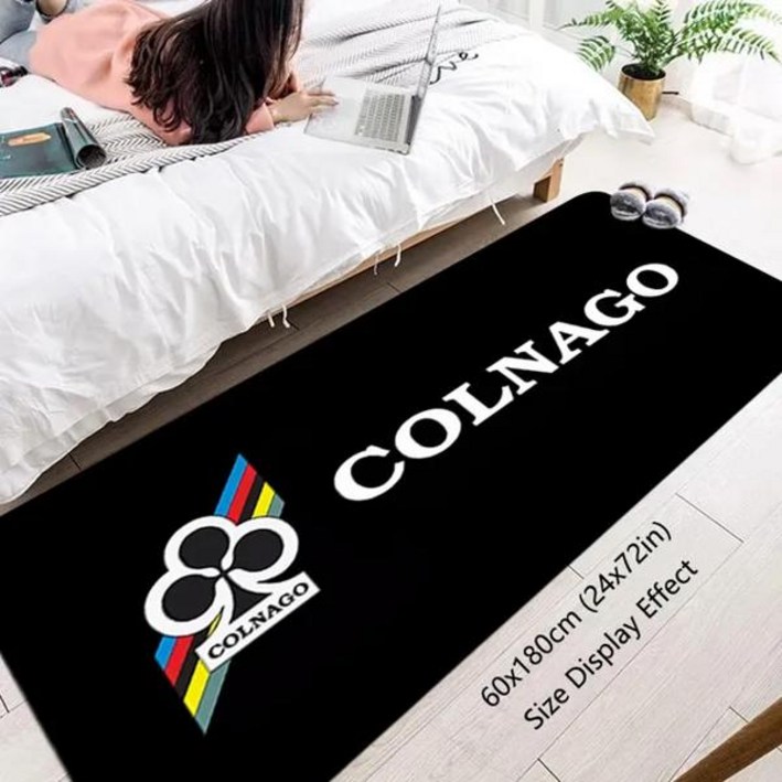 실내자전거매트 거실 C-Colnago 매트 카펫 러그 자전거 발 입구 도어매트 바닥 미끄럼 방지 가정 주방 복도 장식
