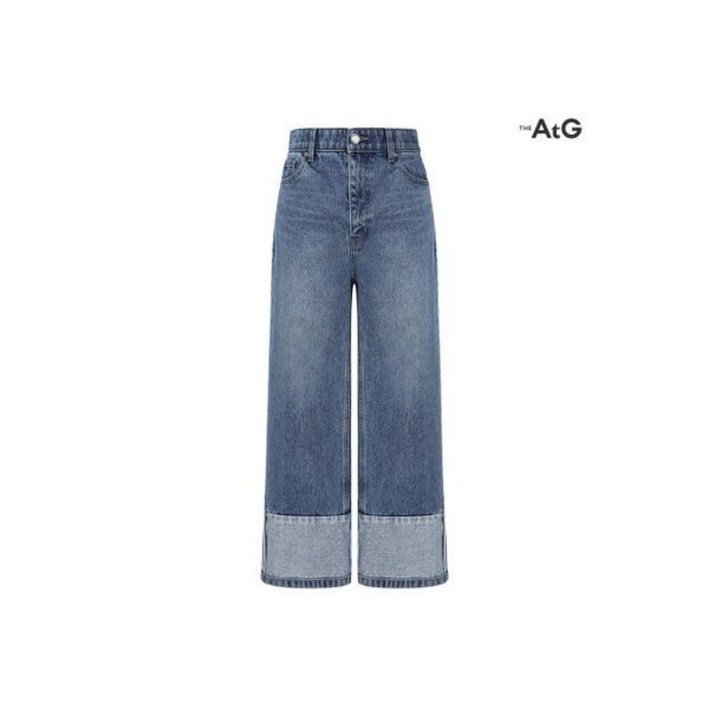 더엣지 2만원인하 25 SS 롤업 디테일 데님팬츠