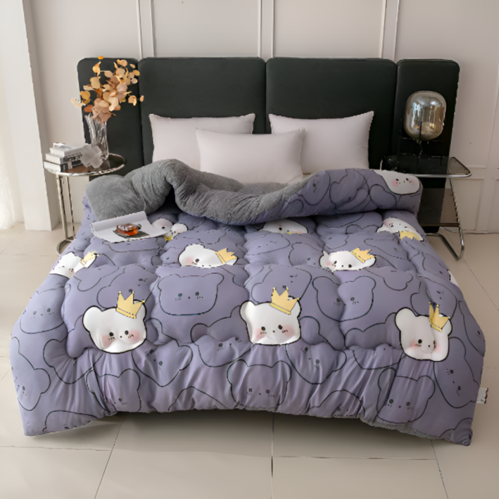 PCP 먼지없는 겨울 두꺼운 극세사 차렵이불 (9컬러)