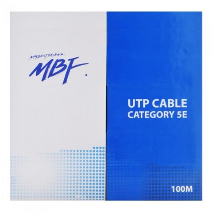 엠비에프 C5E100G CAT.5E UTP 랜 케이블 MBFC5E100G