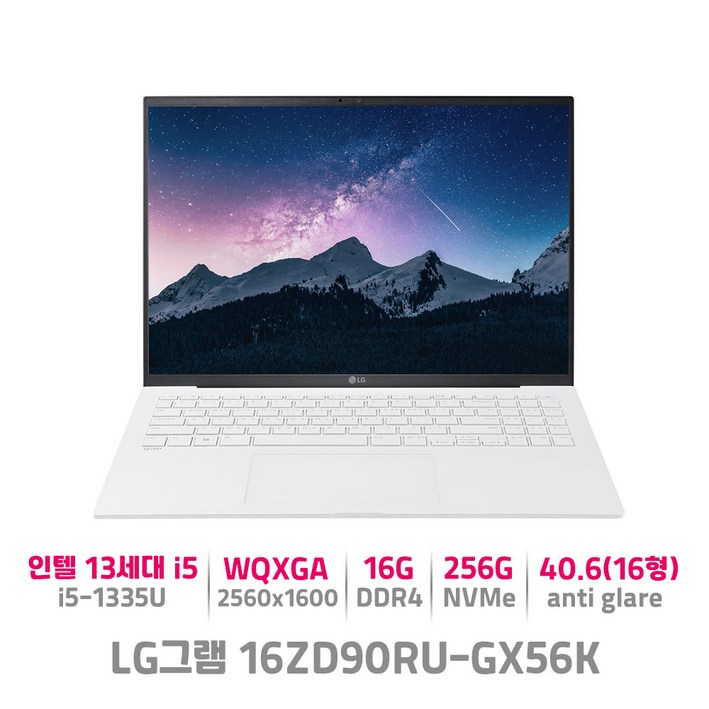 LG그램 16ZD90RUGX56K 인텔 13세대 i5 대학생 노트북