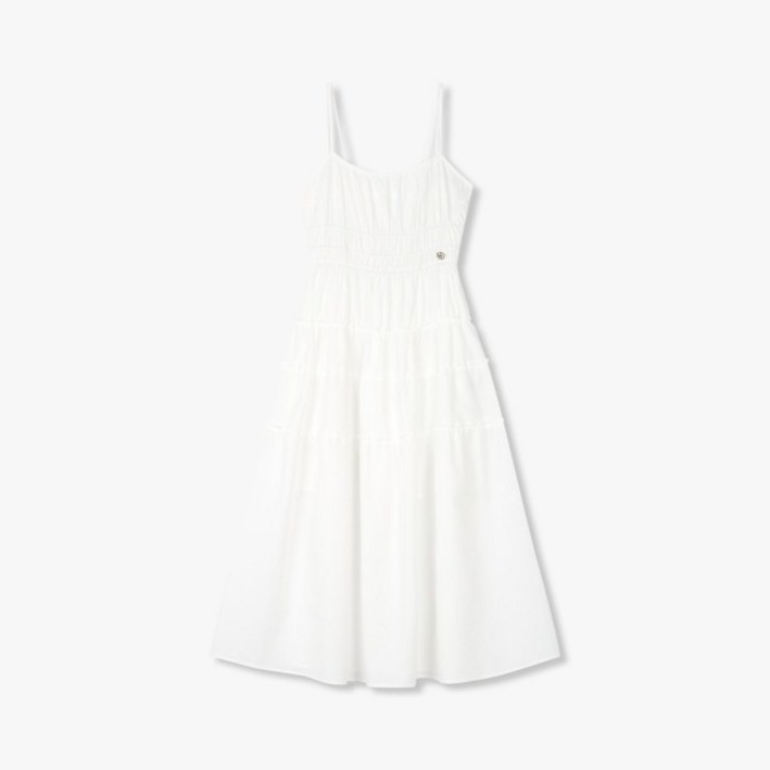 보브 시어서커 플레어 캐미솔 원피스7155237004 485227