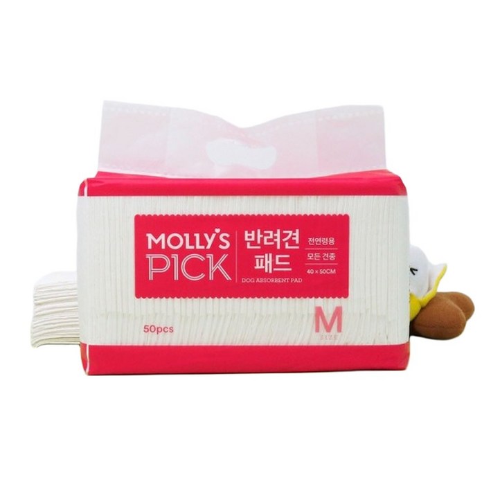 몰리스픽 반려견 패드 M 50매 x 6개 묶음