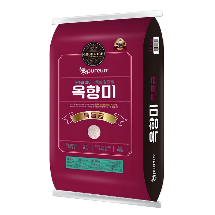 이푸른 2024년산 햅쌀 구수한향 옥향미 백미 이푸른 2024년산 햅쌀 구수한향 옥향미 백미