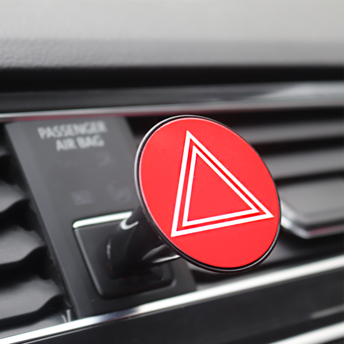 끌린다 차량 노룩 비상등 연장 물리 버튼, C. 빨간 비상등 디자인, 1세트