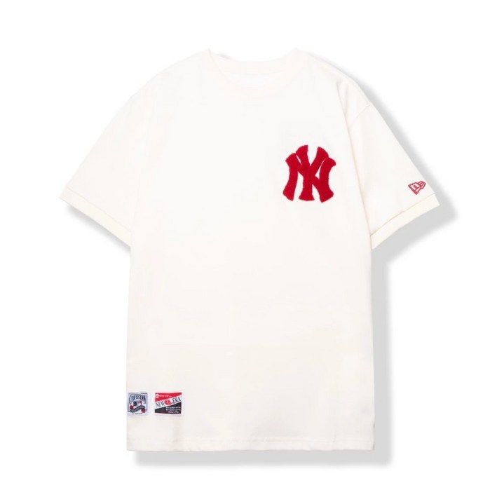 뉴에라 MLB 뉴욕 양키즈 텍스트 레터 반팔 라운드 시리즈 3종