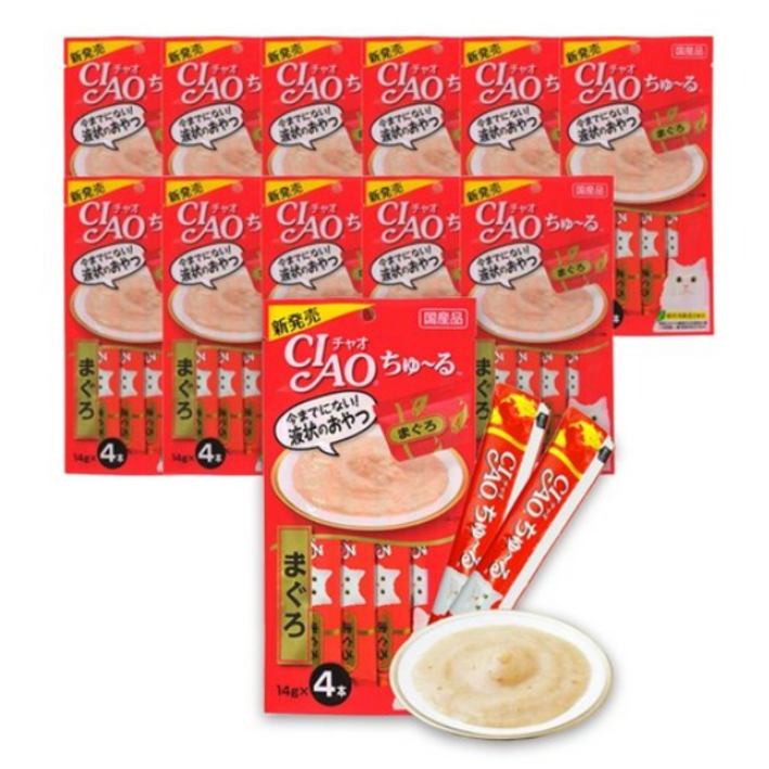 챠오츄르 참치 고양이간식 SC-71, 참치맛, 56g, 12개