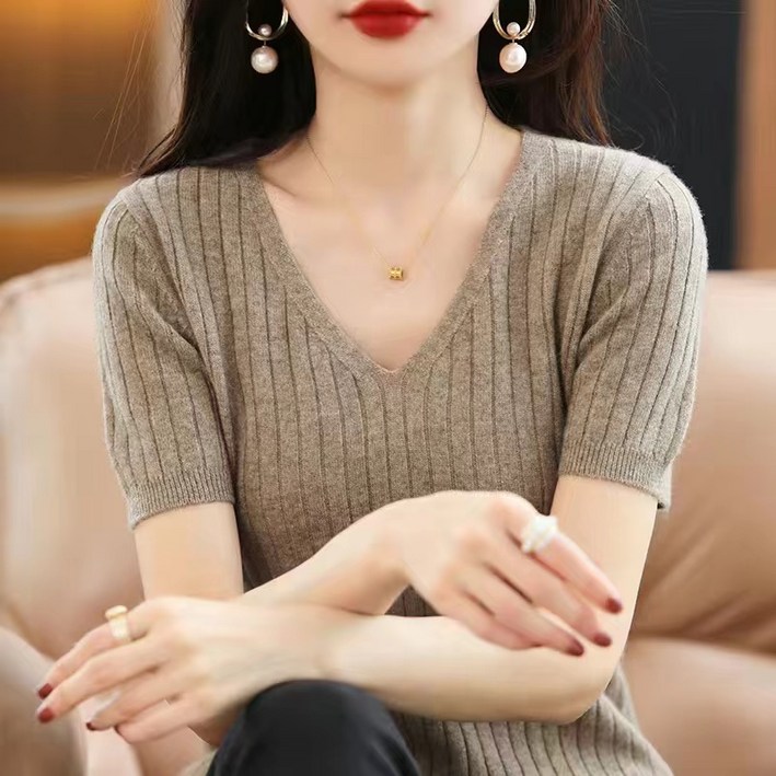 여성니트티반팔티면티d8q20fhqa0