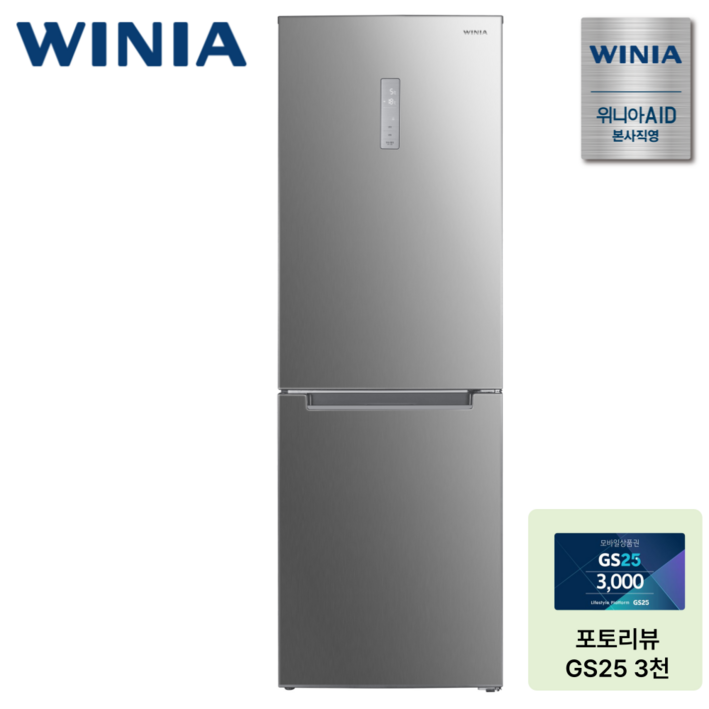 위니아 냉장고 310L EWRC326EEMSUO(A), EWRC326EEMSUO(A)