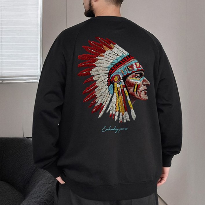 신가브루크 남녀공용 간절기 맨투맨 풀오버 긴팔 루즈핏 프린팅 빅사이즈 국내배송