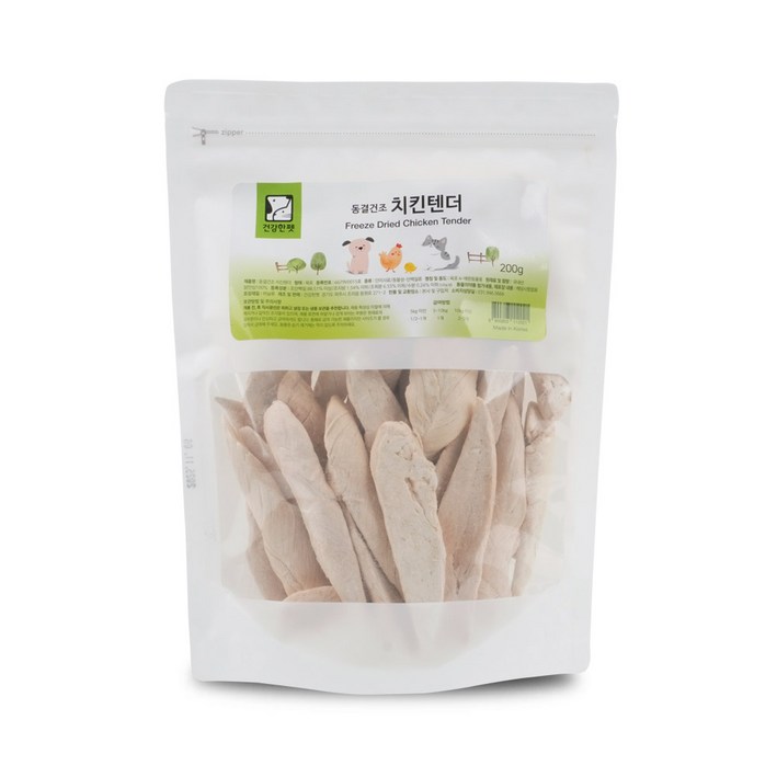 건강한펫 동결건조 치킨텐더 200g 건강한펫 동결건조 치킨텐더 200g