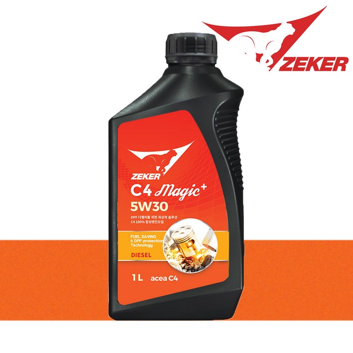 제커 5W30 C4 매직플러스 DPF보호, 카본제거 산타페 쏘렌토 SUV 디젤 엔진 유로5 대응, C4, 1개, 1l