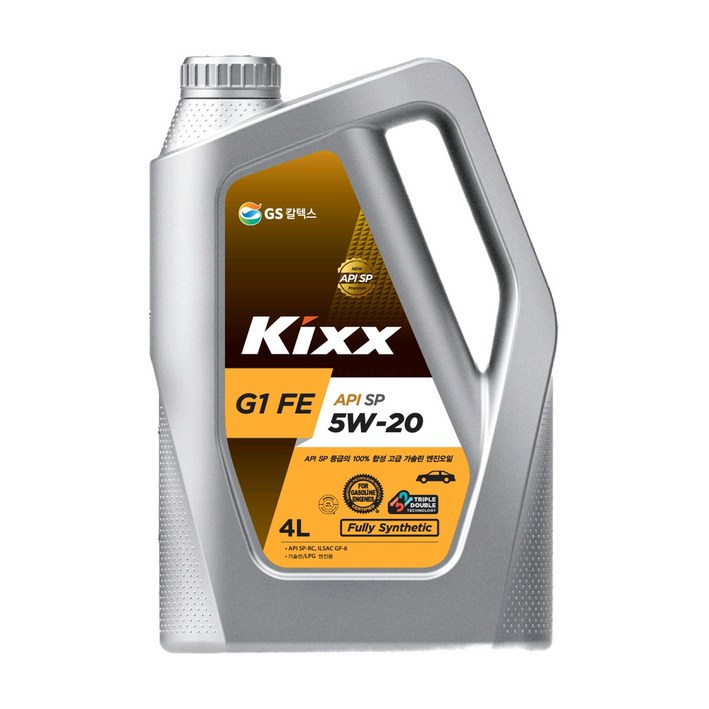 GS칼텍스 킥스 가솔린 엔진오일 KIXX G1 FE 5W20 SP 4L