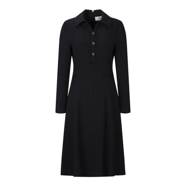 베스띠벨리 주름배색카라원피스BAOAC2502_NA