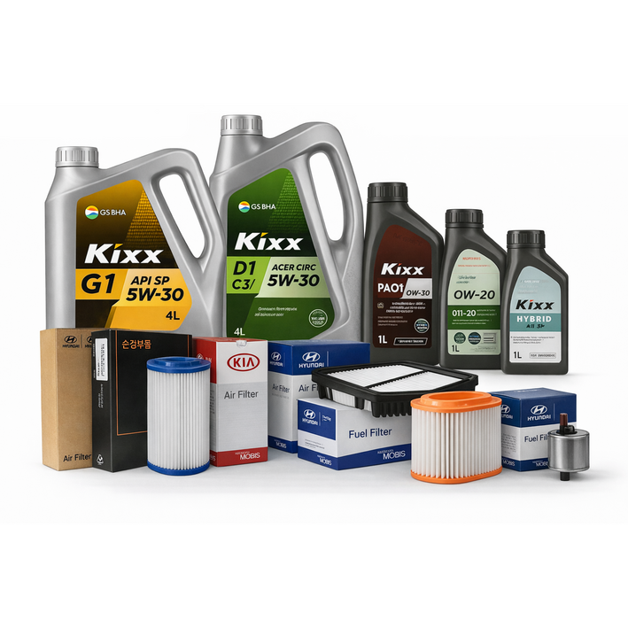 포터 II 04년형 21년 11월 이전 CRDI A2 2.5 디젤 8L 순정필터 킥스오일 D1 C2C3, 1세트, 포터, 기아