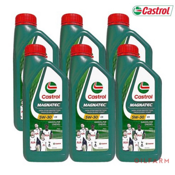 [정품] 캐스트롤 마그네틱 5W30 1리터x6개 100프로 합성엔진오일