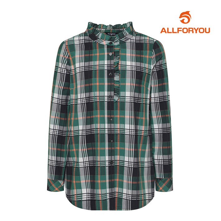 올포유 여성 체크 블라우스 ALBLK7221-804 G