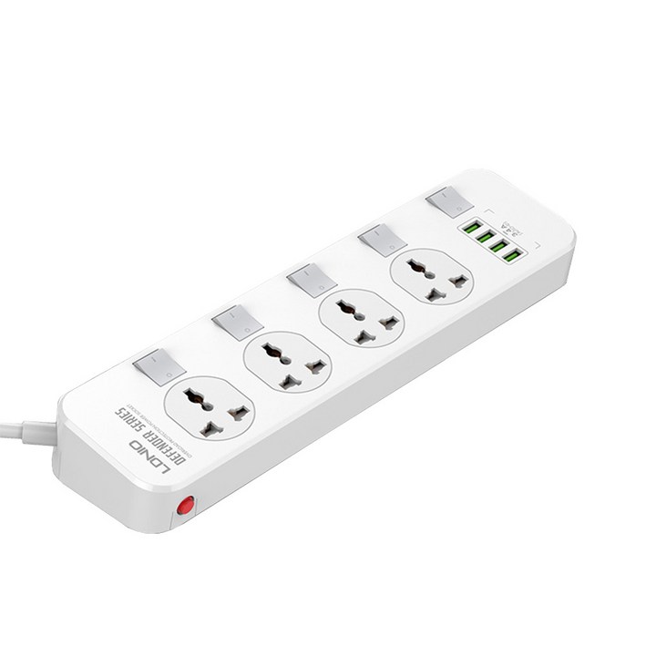 LDNIO 한국형 멀티콘센트 USB 고속 충전 멀티탭SC4408