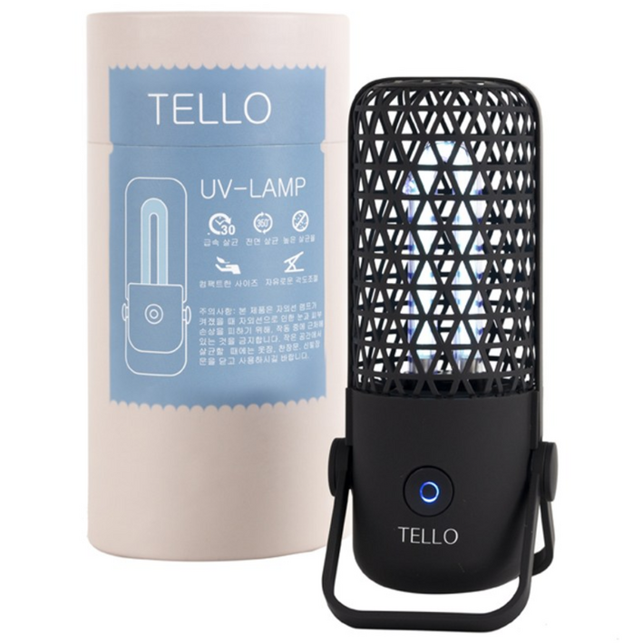 텔로 UV LED 살균기 미니 자외선 소독기 휴대용 침대 침구류 진드기 빈대 멸균기, TUV10