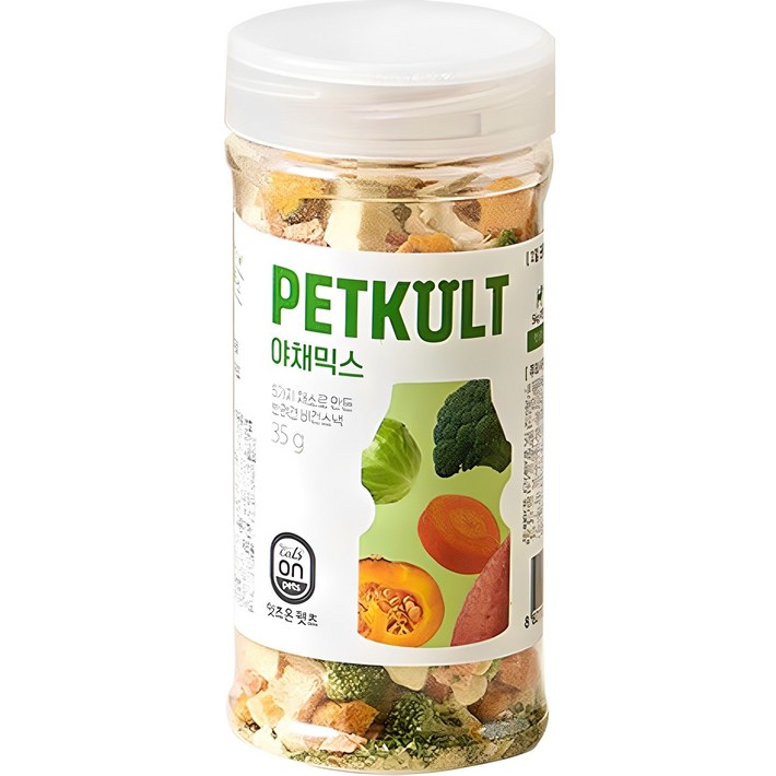 펫쿠르트 강아지 야채믹스 수제 동결건조간식